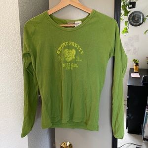 Brand: Cruel Girl — Size: Medium — Green Cruel Girl long sleeve tee